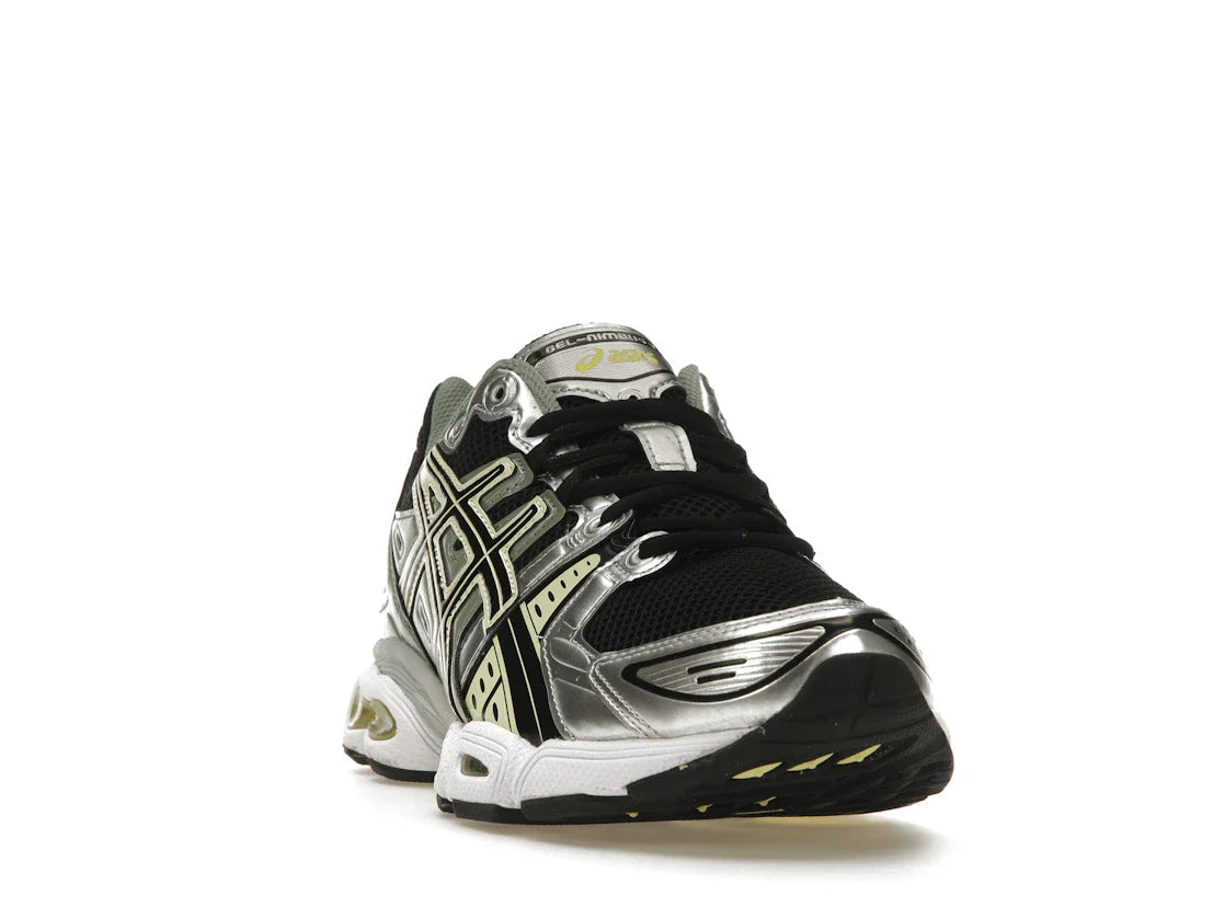 ASICS Gel-Nimbus 9 Schwarz Grün Gelb Silber