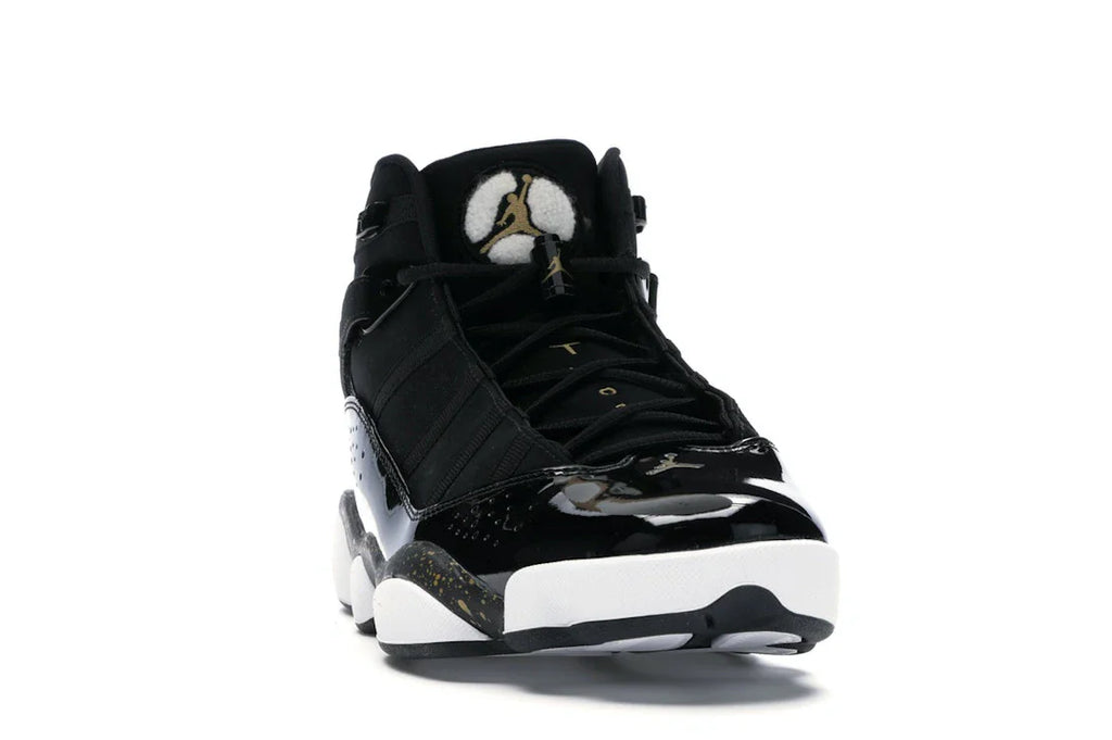 Jordan 6 Rings Schwarz Metallic Gold Weiß
