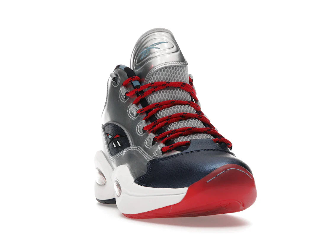 Reebok Question Mid Iverson x Harden Silber