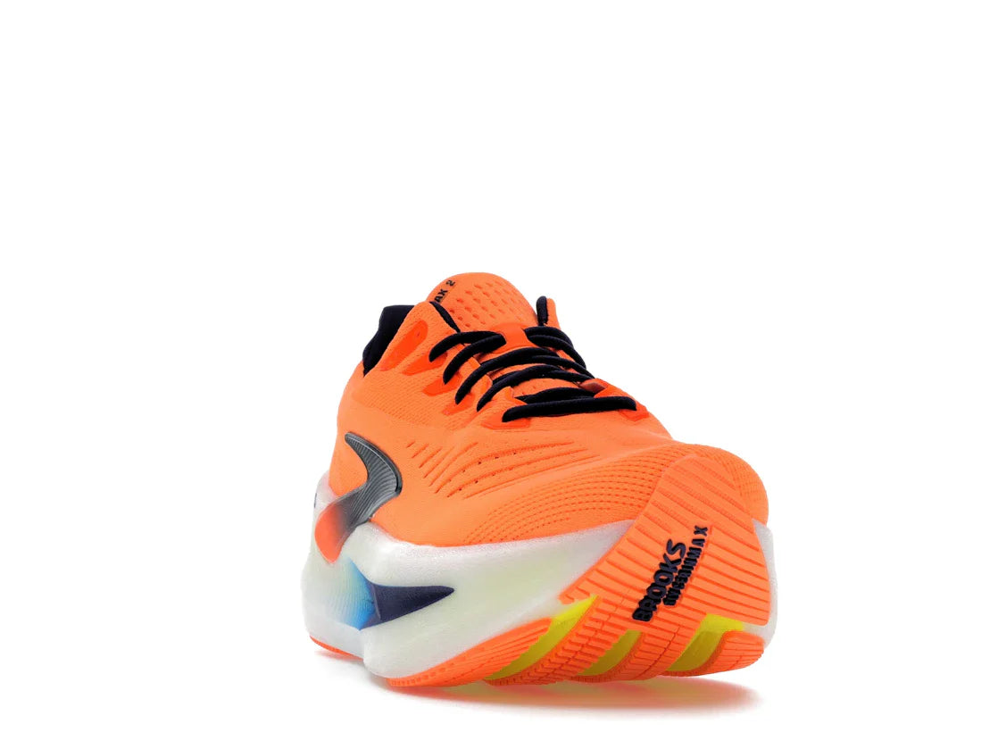 Brooks Glycerin Max 2 Orange Beacon Blau