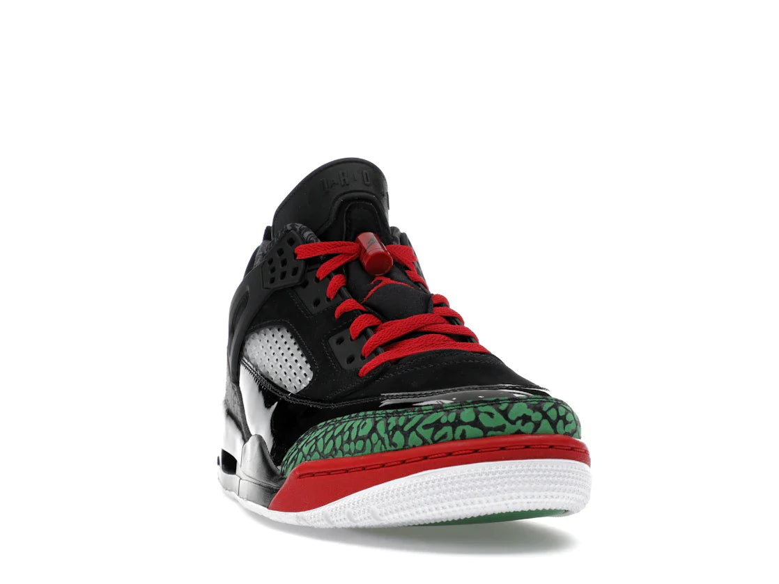 Jordan Spizike Low Schwarz Klassisch Grün Weiß Varsity Rot