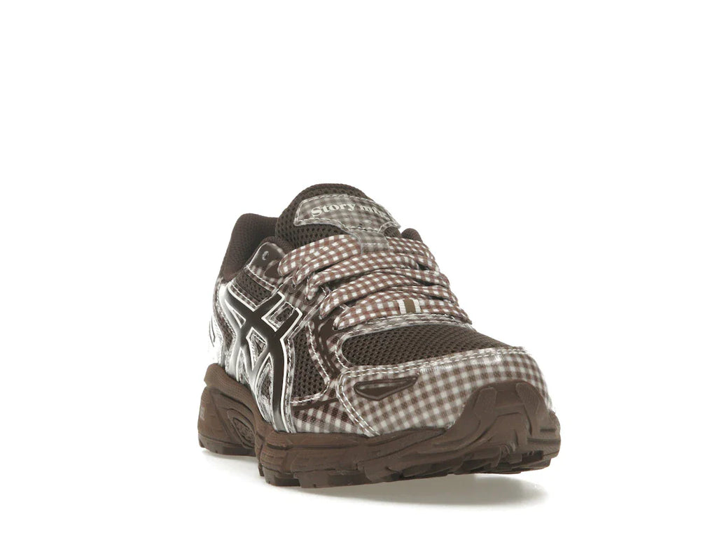ASICS Gel-Venture 6-stöckiges Modell, rotbraunes Vichy-Karo