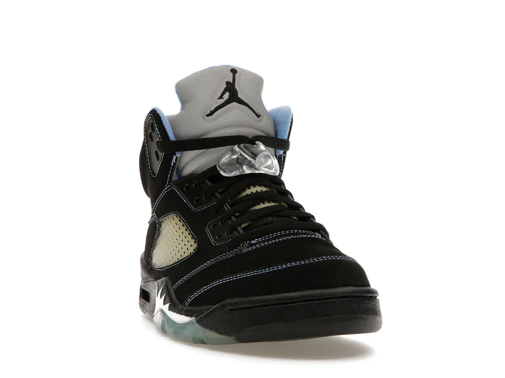 Jordan 5 Retro Schwarz/University Blue