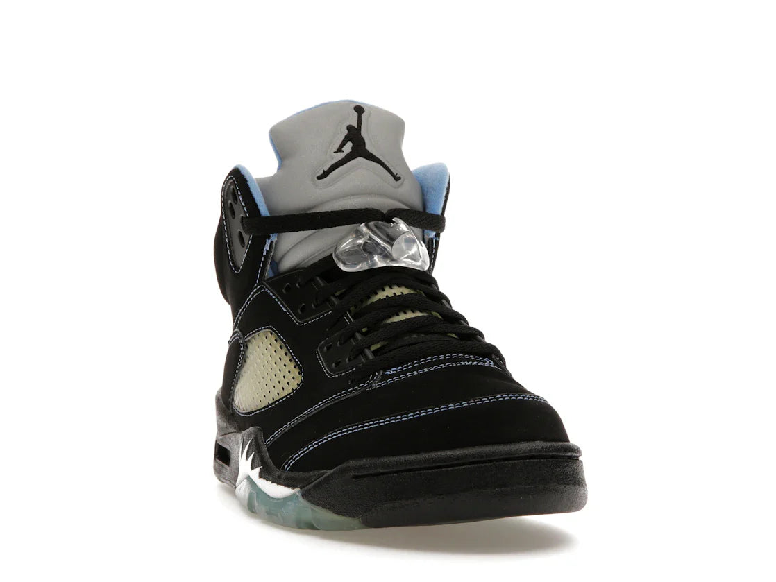 Jordan 5 Retro Schwarz/University Blue