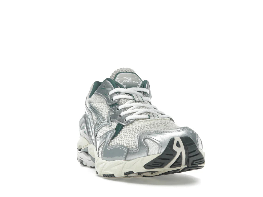 Mizuno Wave Rider 10 Weiß Schiefer Bistro Grün
