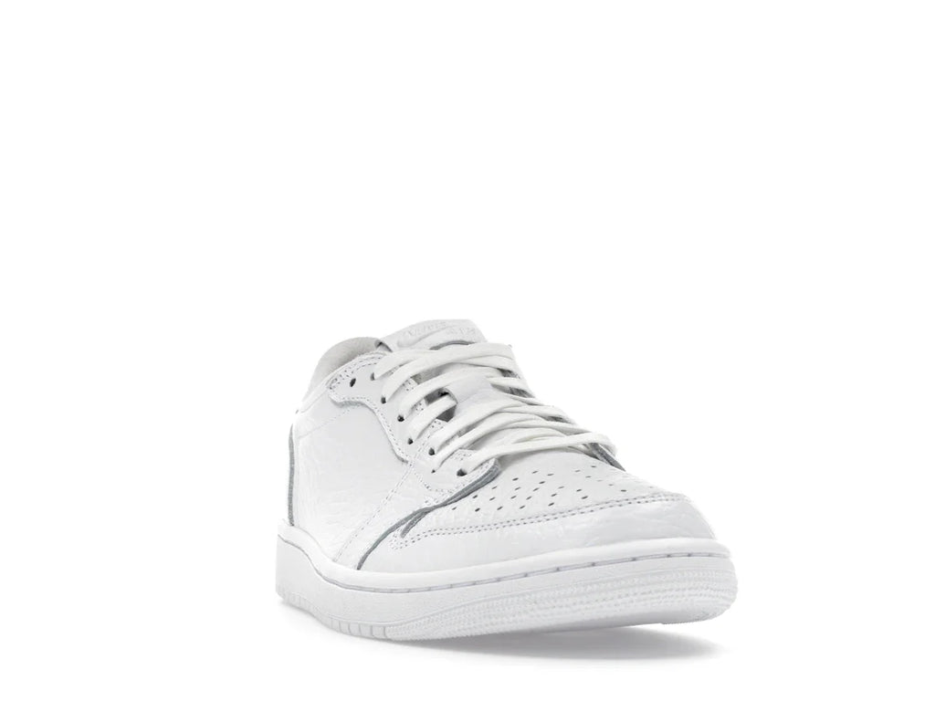 Jordan 1 Retro Low Swooshless Triple White (2025)