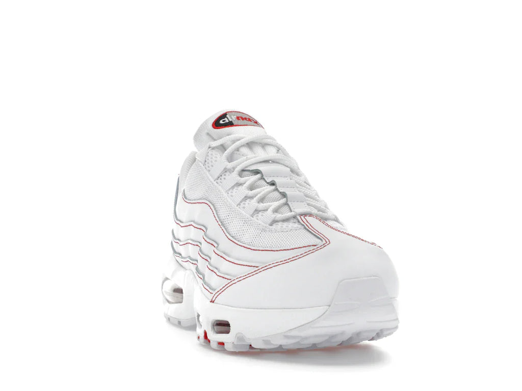 Nike Air Max 95 OG Big Bubble Weiß Universitätsrot