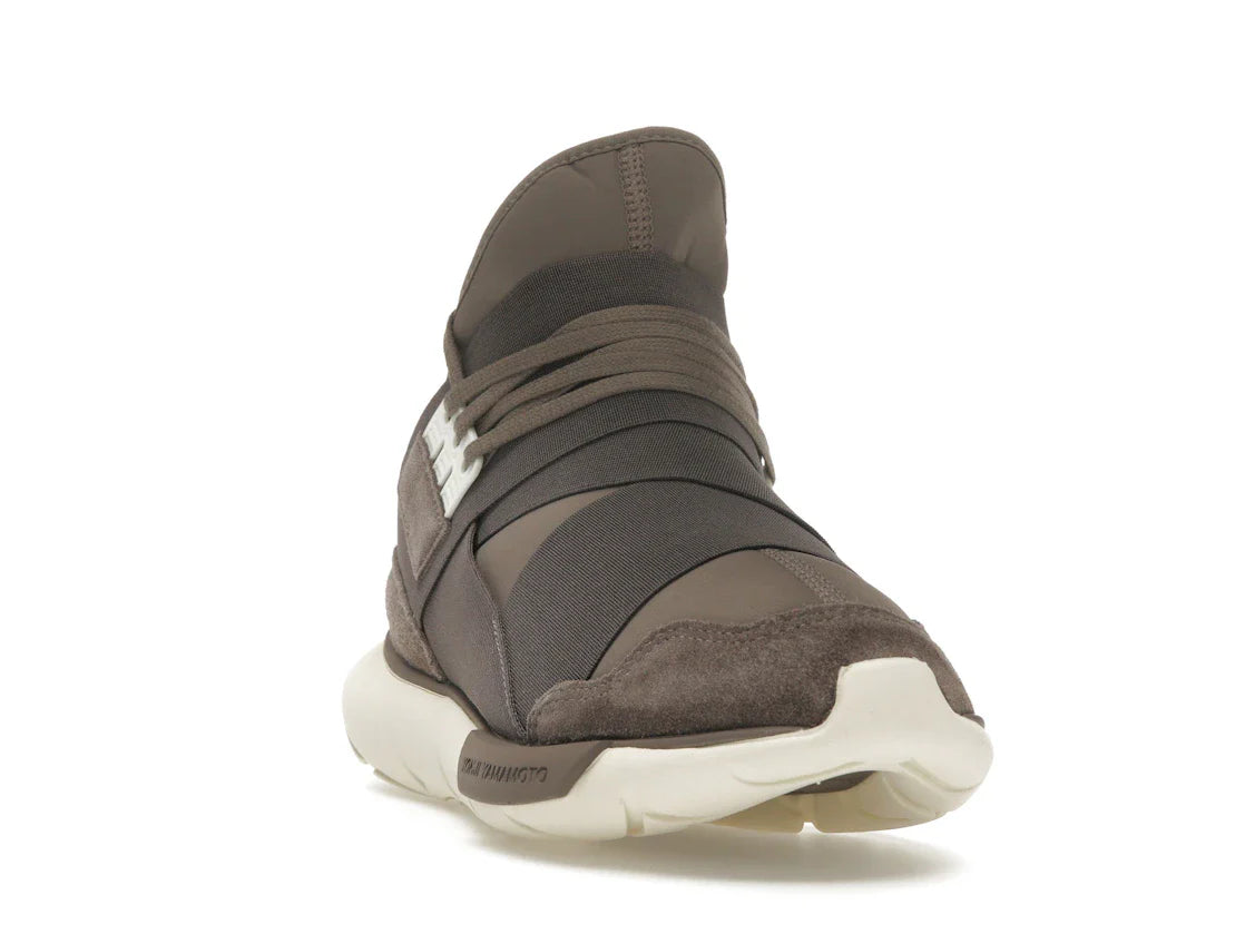 adidas Y-3 Qasa High Braun Creme Weiß