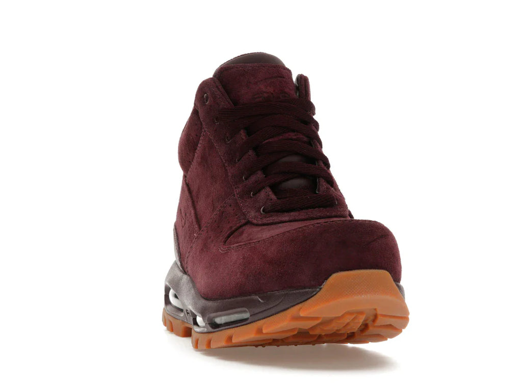 Nike Air Max Goadome Tiefburgunderfarbenes Wildleder
