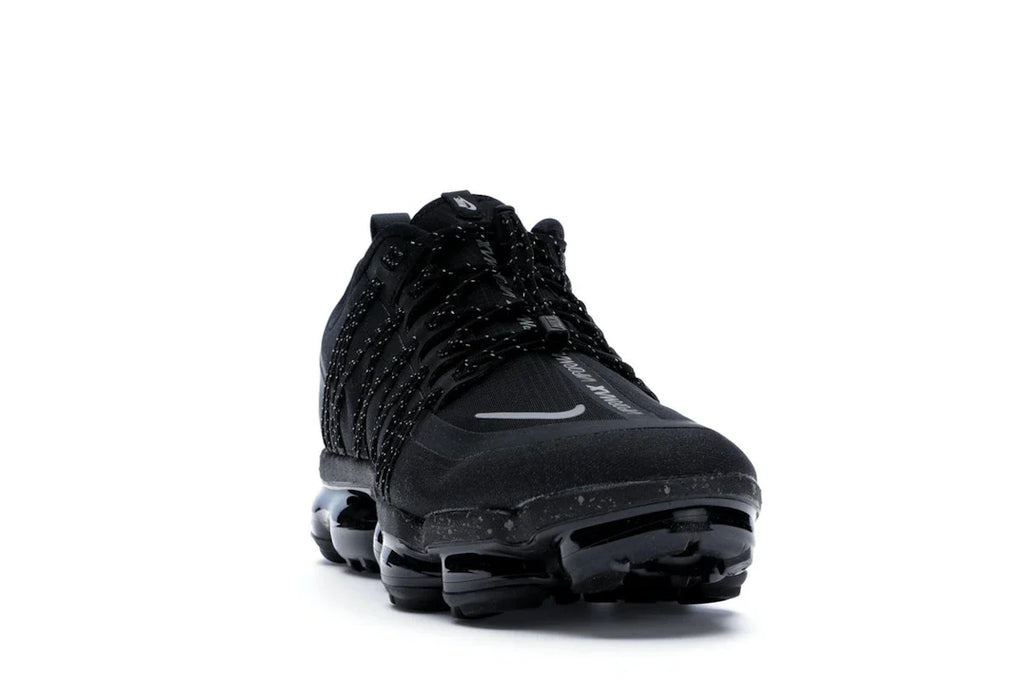Nike Air VaporMax Run Utility Schwarz Reflektierendes Silber