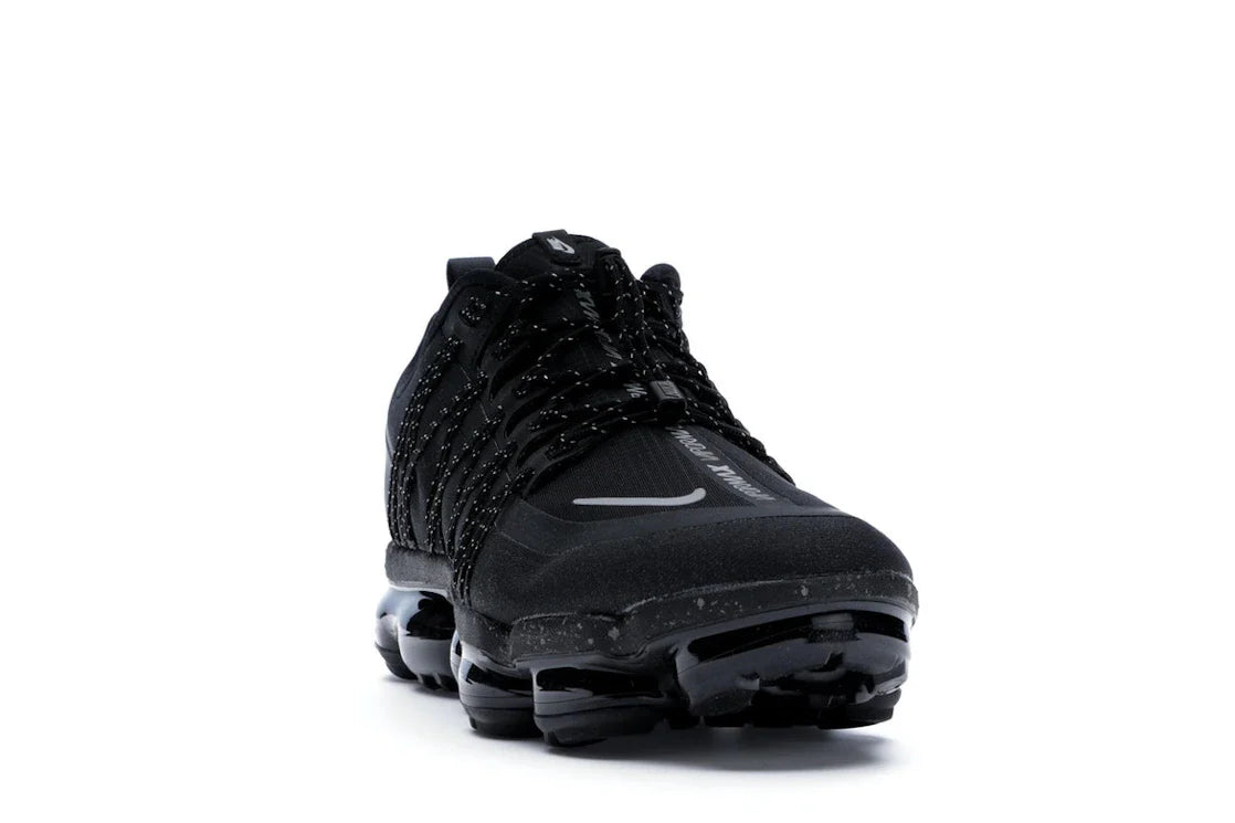 Nike Air VaporMax Run Utility Schwarz Reflektierendes Silber