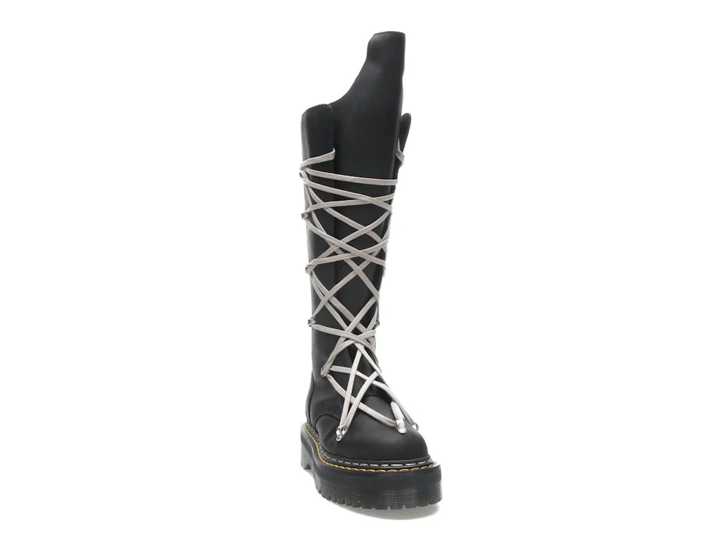 Dr. Martens 1460 DRKSHDW Quad Sole Pentalace Boot Rick Owens Schwarz