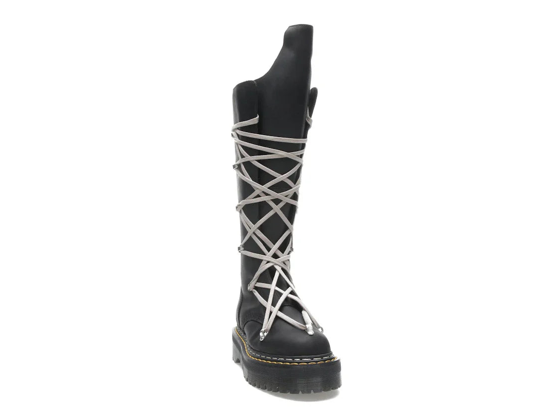 Dr. Martens 1460 DRKSHDW Quad Sole Pentalace Boot Rick Owens Schwarz