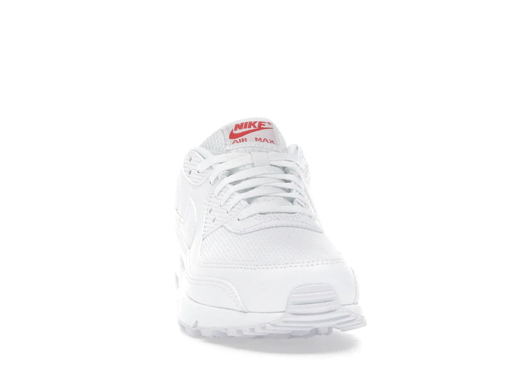 Nike Air Max 90 Weiß Hellkarmesinrot