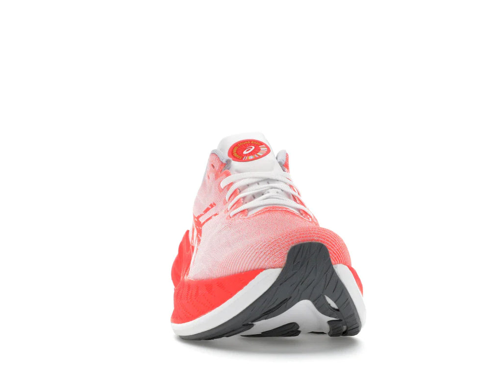 ASICS Superblast Weiß Sonnenaufgang Rot