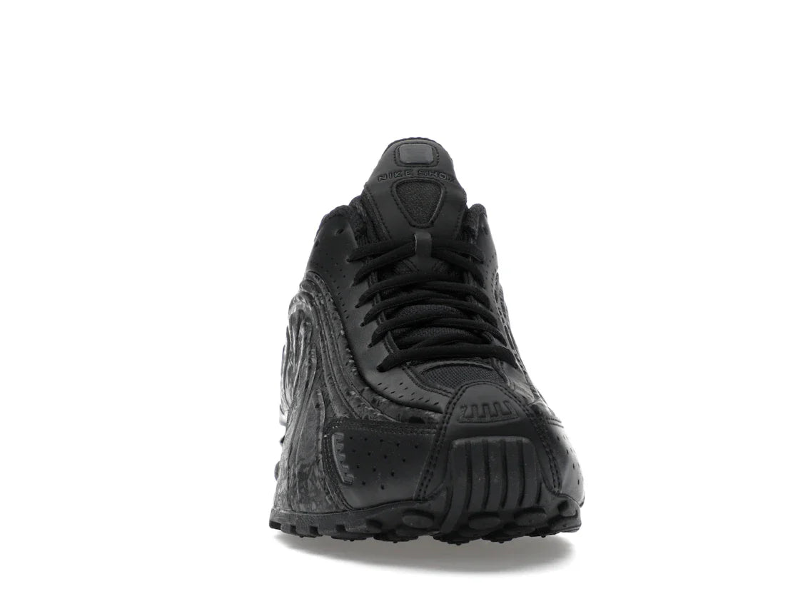 Nike Shox R4 Schwarz mit Blumenmuster (Damen)