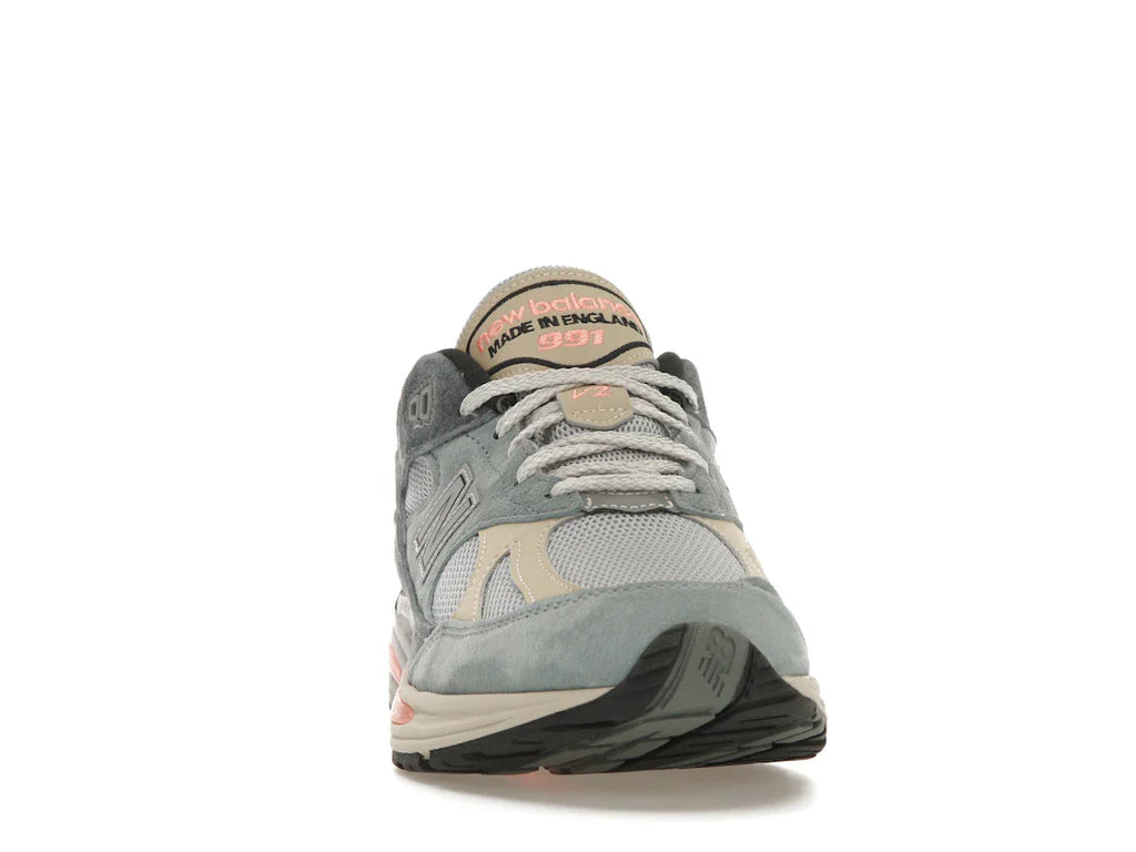 New Balance 991 MiUK Silber Blau Turbulenz
