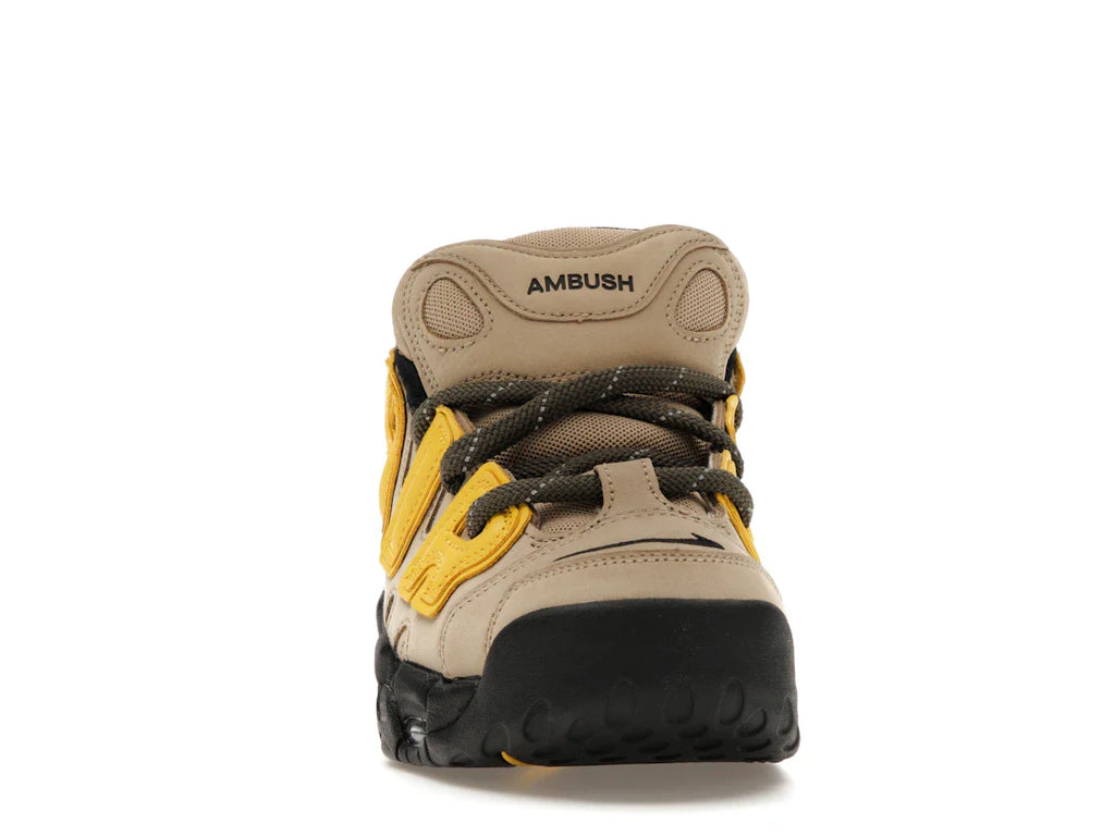 Nike Air More Uptempo Low AMBUSH Vivid Sulfur Limestone