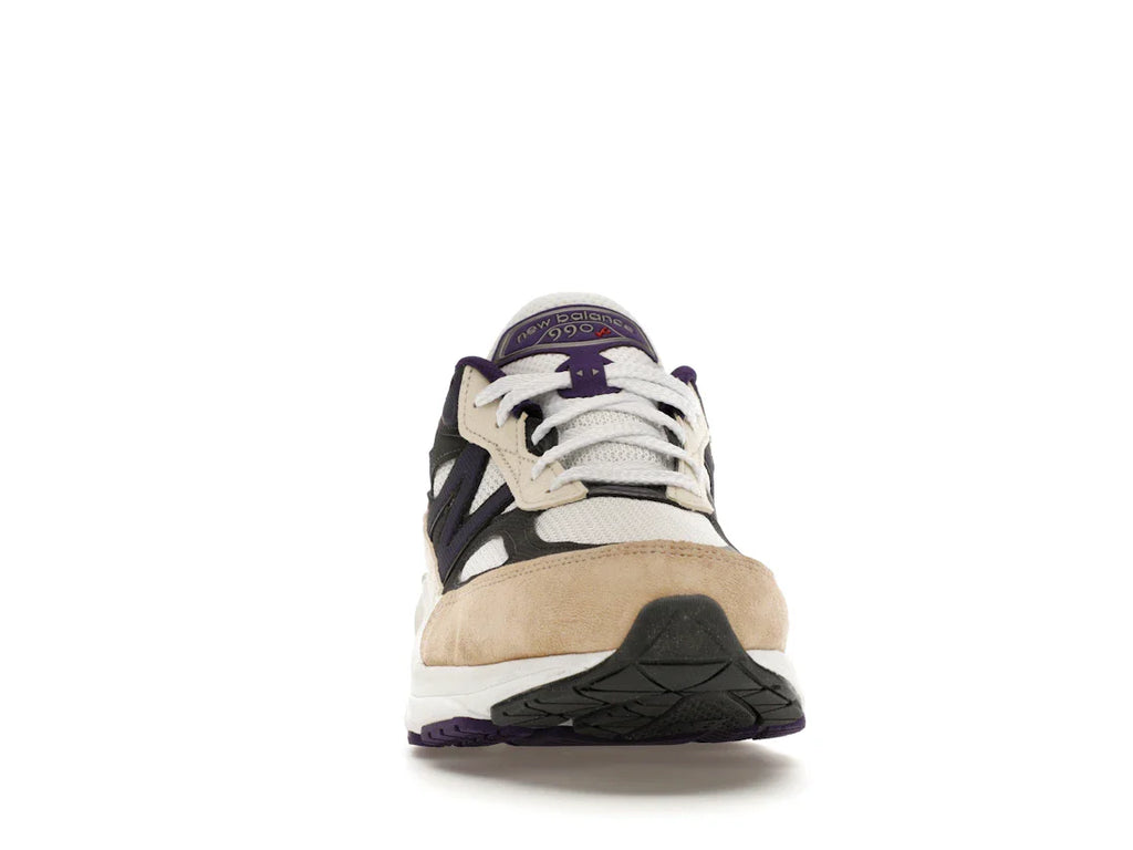 New Balance 990v6 MiUSA Teddy Santis Weiß Schwarz Pflaume