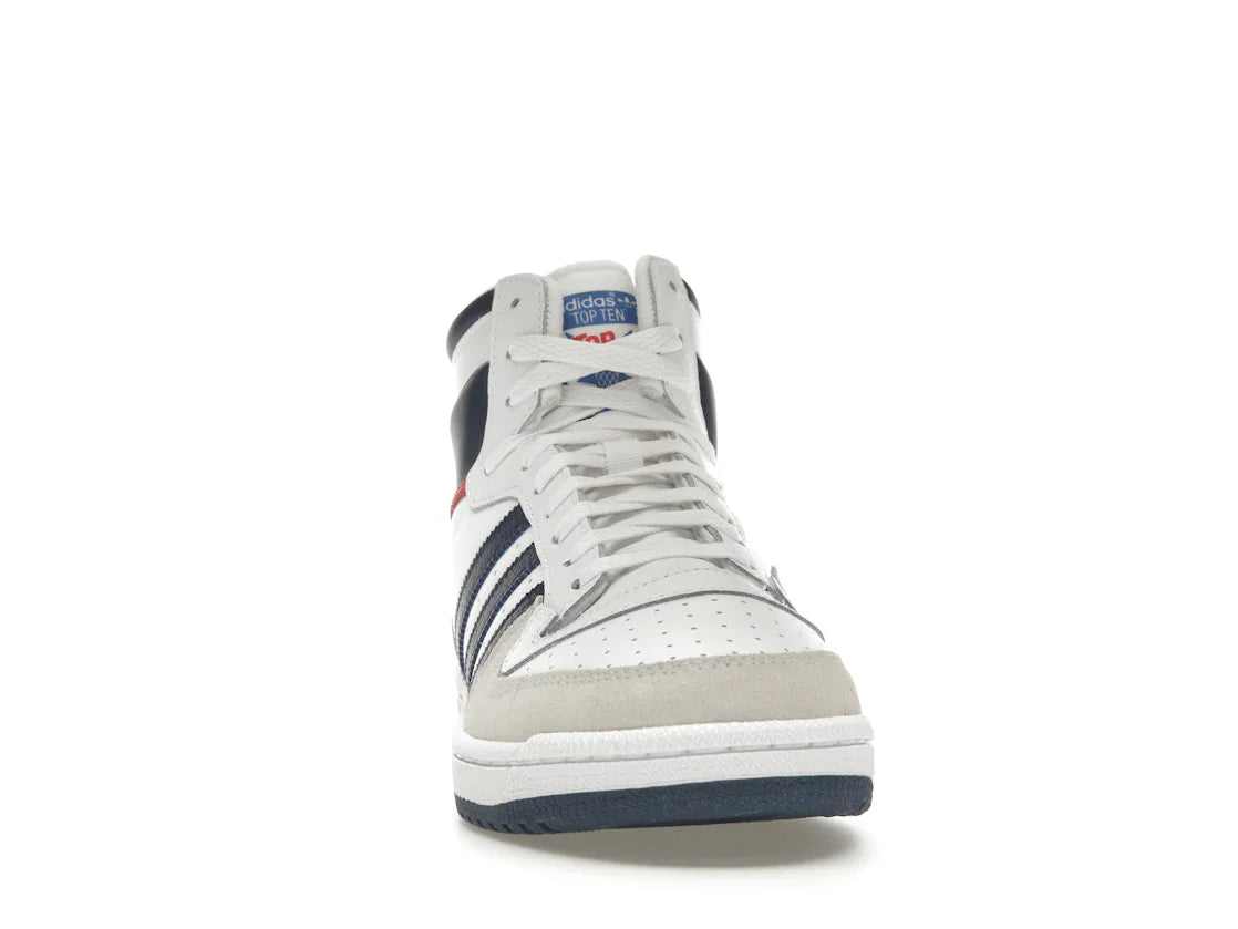 adidas Top Ten Hi Weiß Marineblau Rot