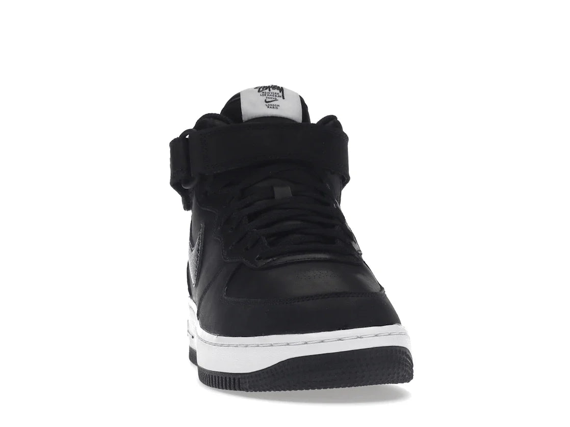 Nike Air Force 1 Mid Stussy Schwarz Weiß