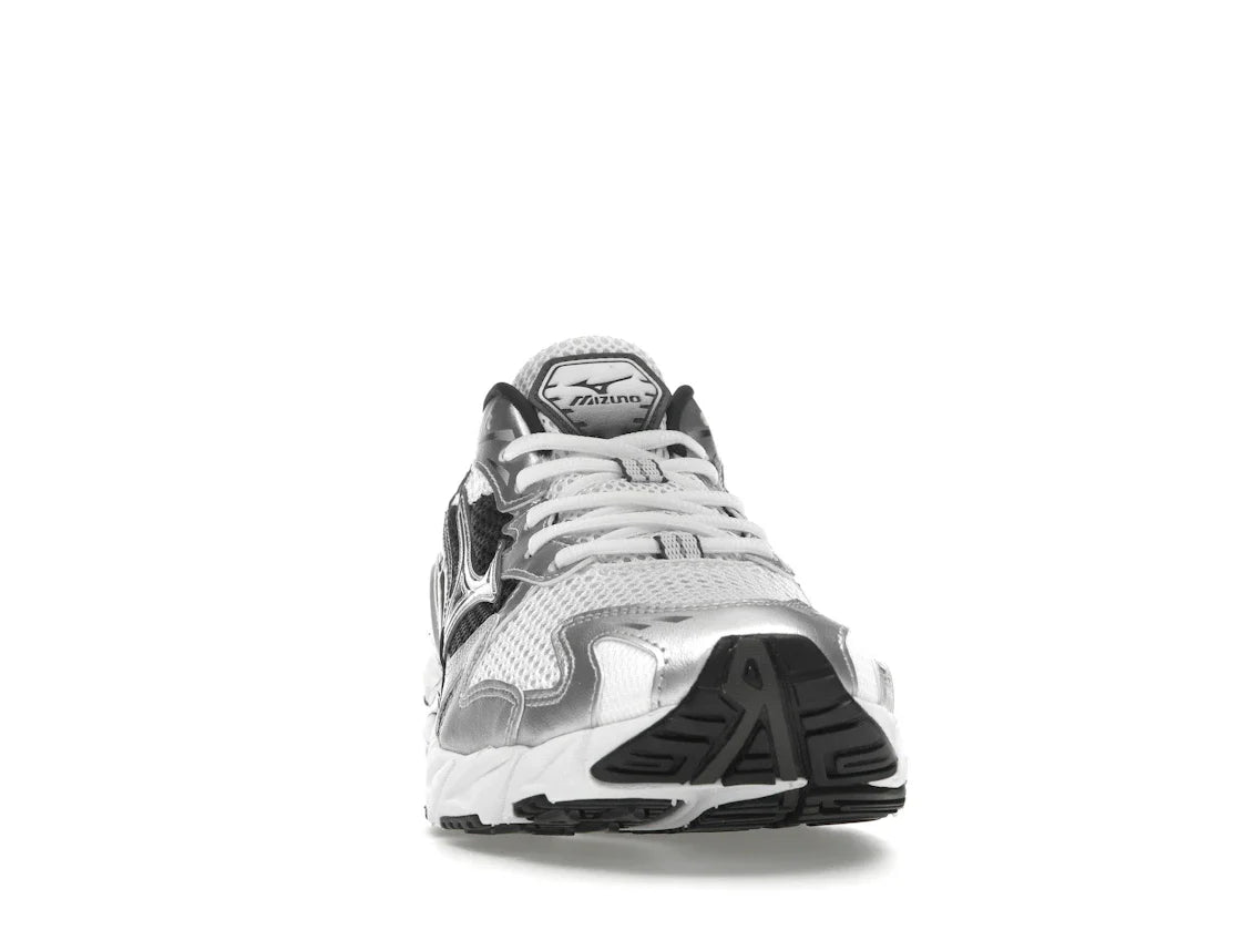 Mizuno Wave Rider 10 Weiß Silber Schwarz