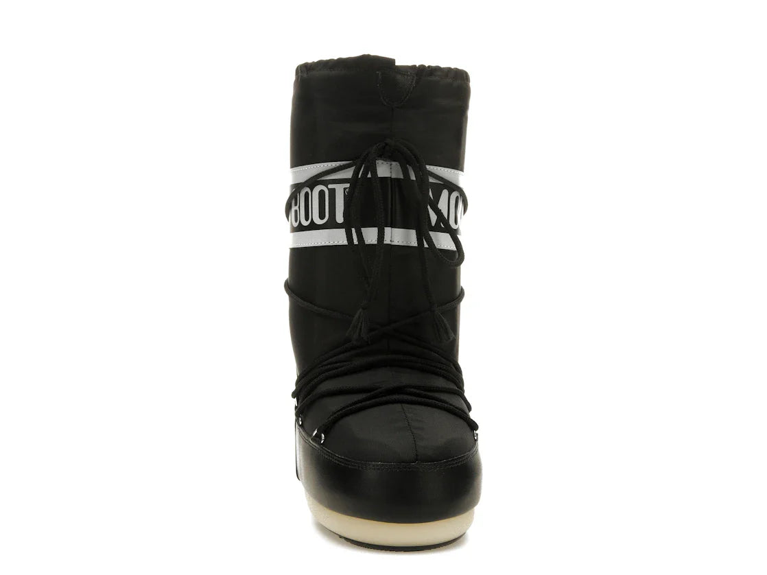 Moon Boot Icon Nylonstiefel Schwarz