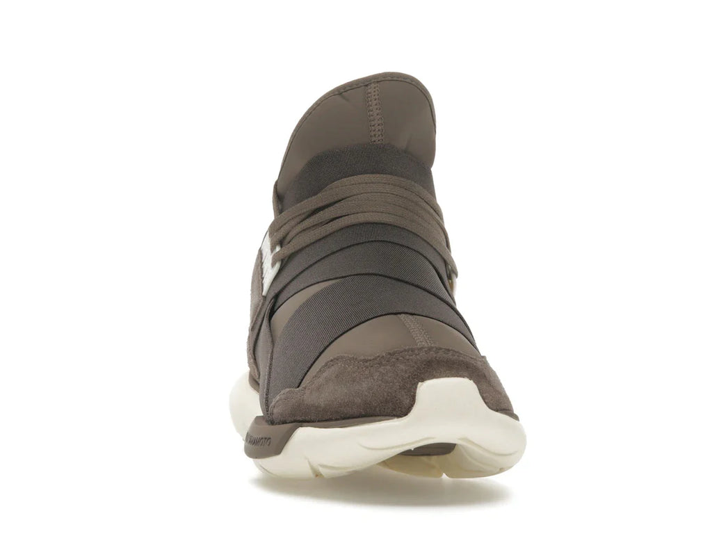 adidas Y-3 Qasa High Braun Creme Weiß