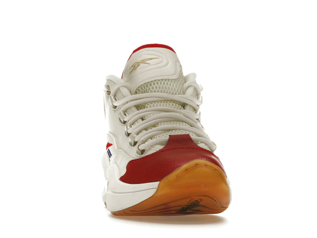 Reebok Question Mid Weiß Rot Blau