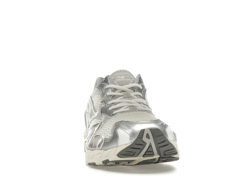 Mizuno Wave Rider 10 Metallic Schneeweiß