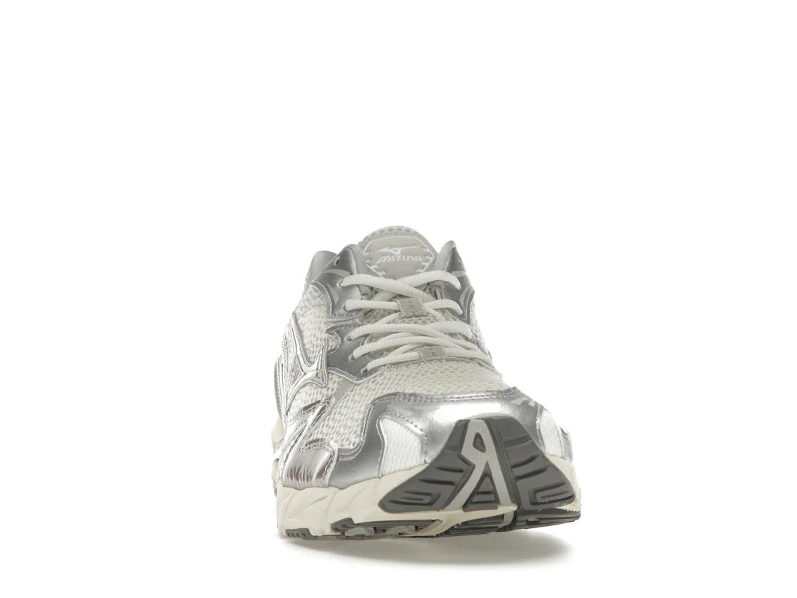 Mizuno Wave Rider 10 Metallic Schneeweiß