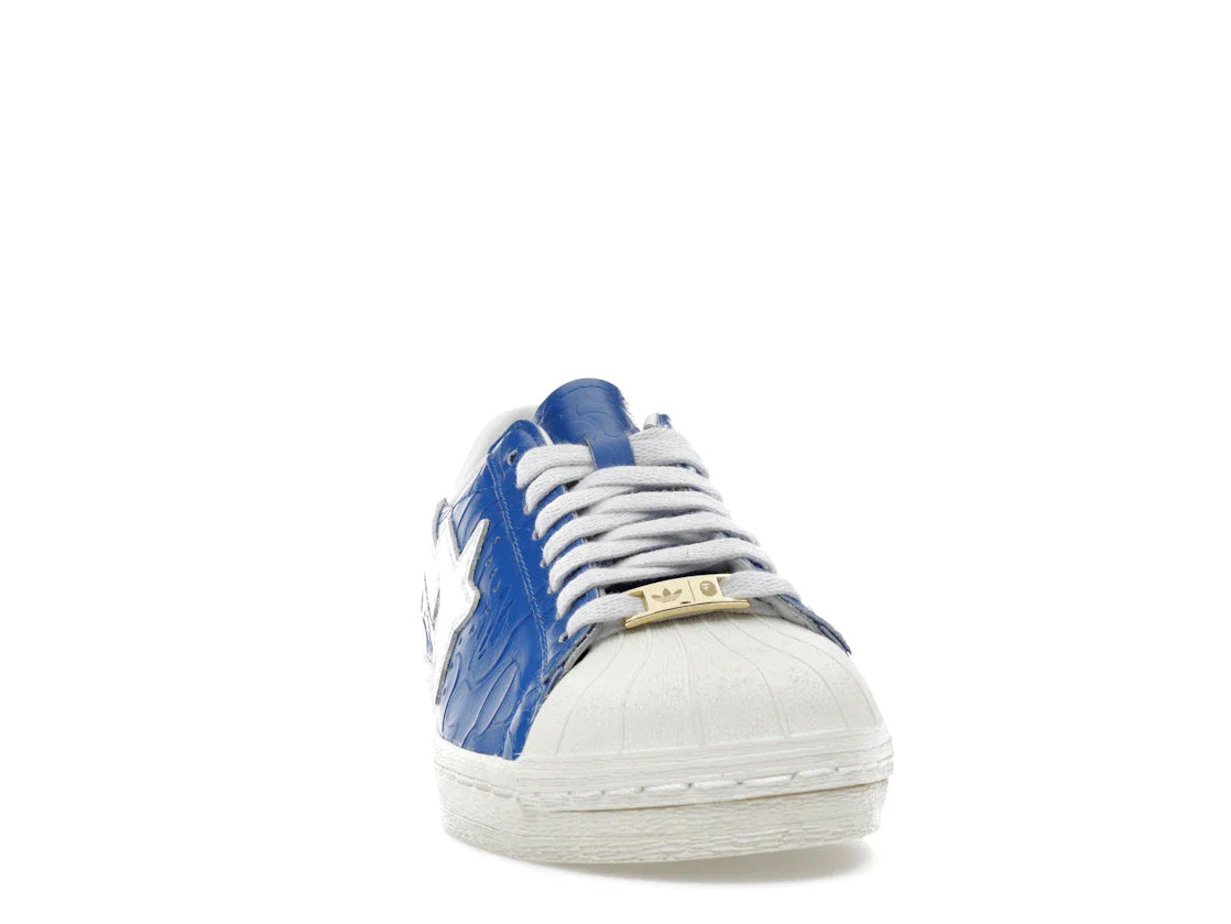 adidas Superstar Vintage Bape Blau Weiß