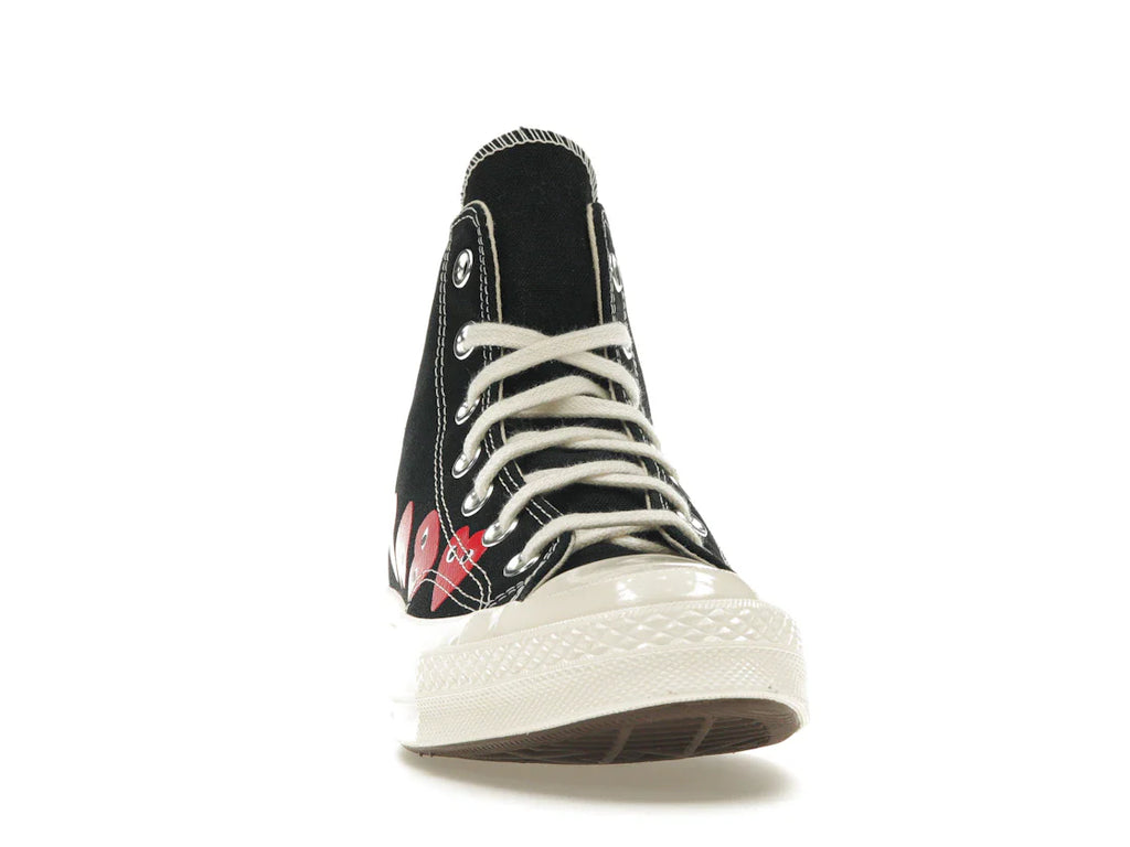 Converse Chuck Taylor All Star 70 Hi Comme des Garçons PLAY Multi-Heart Schwarz