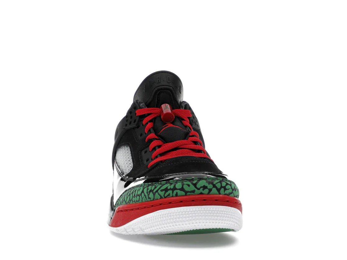 Jordan Spizike Low Schwarz Klassisch Grün Weiß Varsity Rot