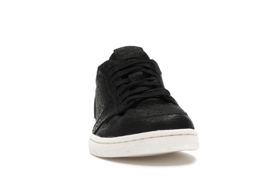 Jordan 1 Retro Low Swooshless Schwarz (2016)