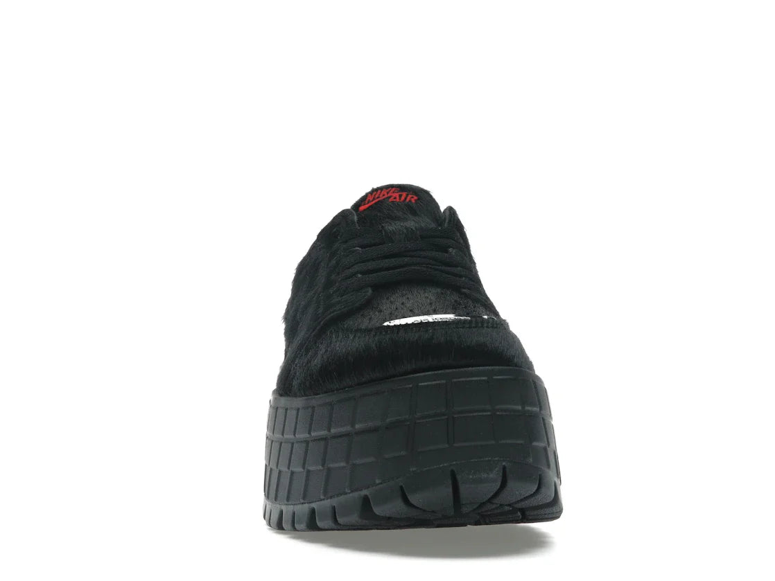 Jordan 1 Low Brooklyn Black Gym Red (Damen)