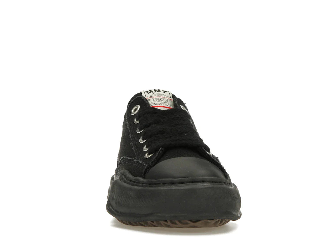 Maison Mihara Yasuhiro Peterson OG Sole Canvas Low Schwarz Schwarz