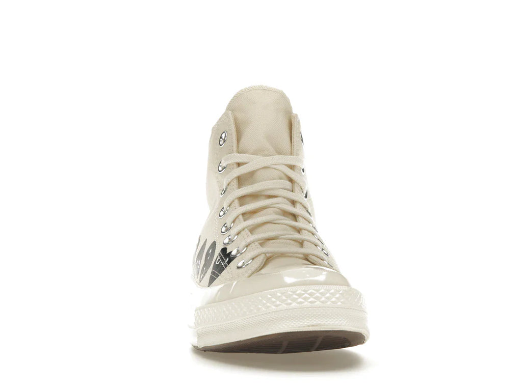 Converse Chuck Taylor All Star 70 Hi Comme des Garcons PLAY Multi-Heart Milk