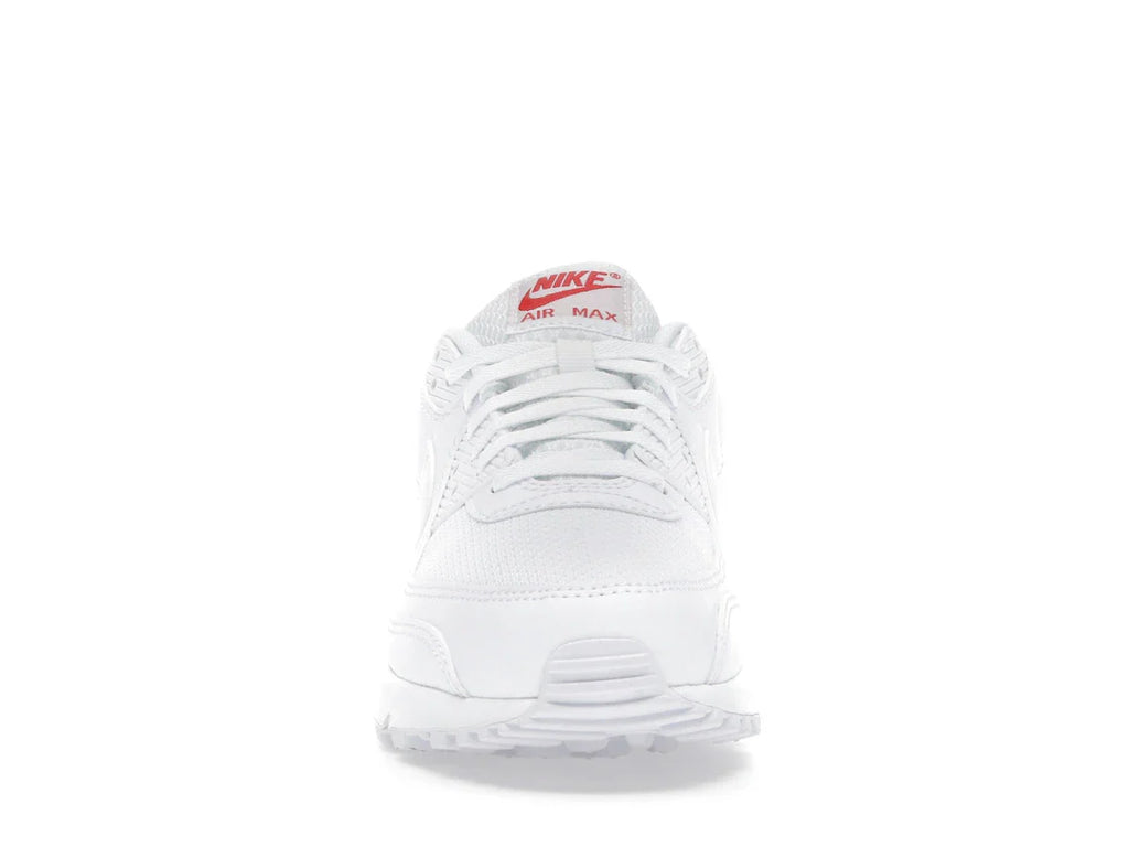 Nike Air Max 90 Weiß Hellkarmesinrot