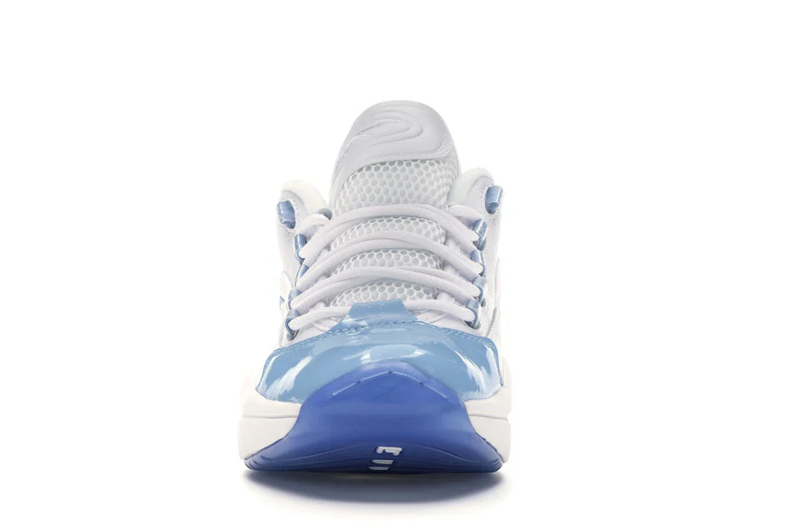 Reebok Question Low Patent Toe Carolina Blue