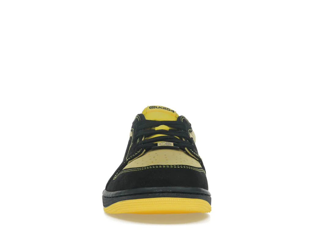 Jordan 1 Retro Low OG Quai 54 Schwarz Tour Gelb Rot