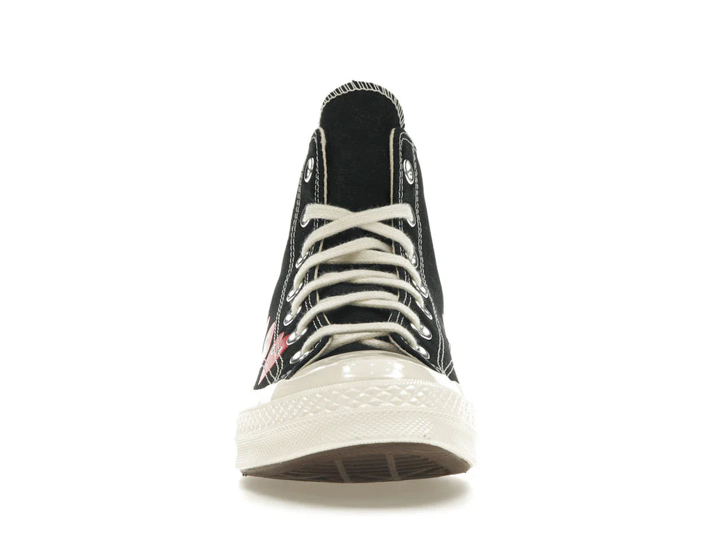 Converse Chuck Taylor All Star 70 Hi Comme des Garçons PLAY Multi-Heart Schwarz