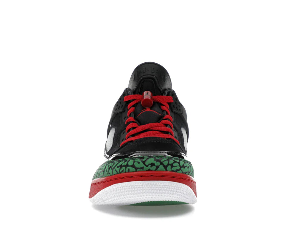 Jordan Spizike Low Schwarz Klassisch Grün Weiß Varsity Rot