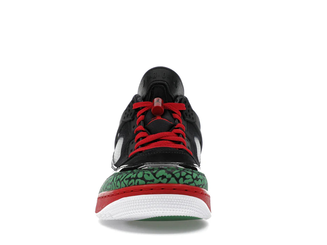 Jordan Spizike Low Schwarz Klassisch Grün Weiß Varsity Rot