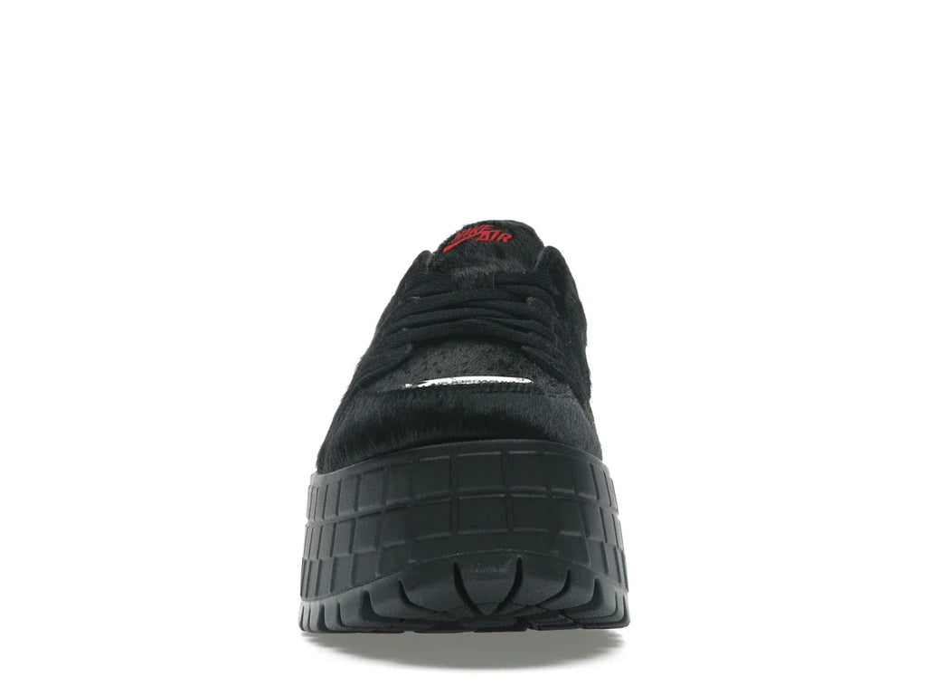 Jordan 1 Low Brooklyn Black Gym Red (Damen)