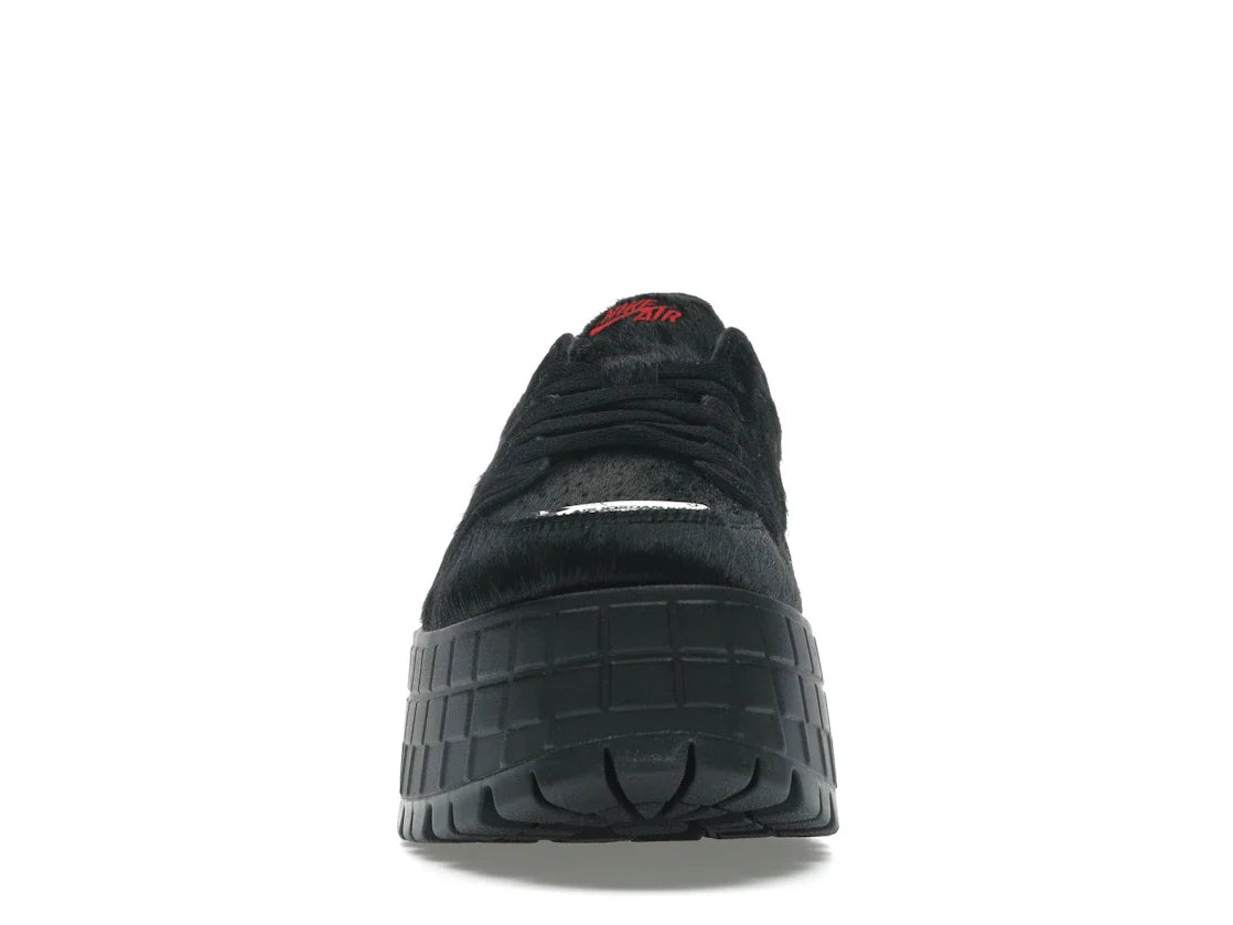 Jordan 1 Low Brooklyn Black Gym Red (Damen)