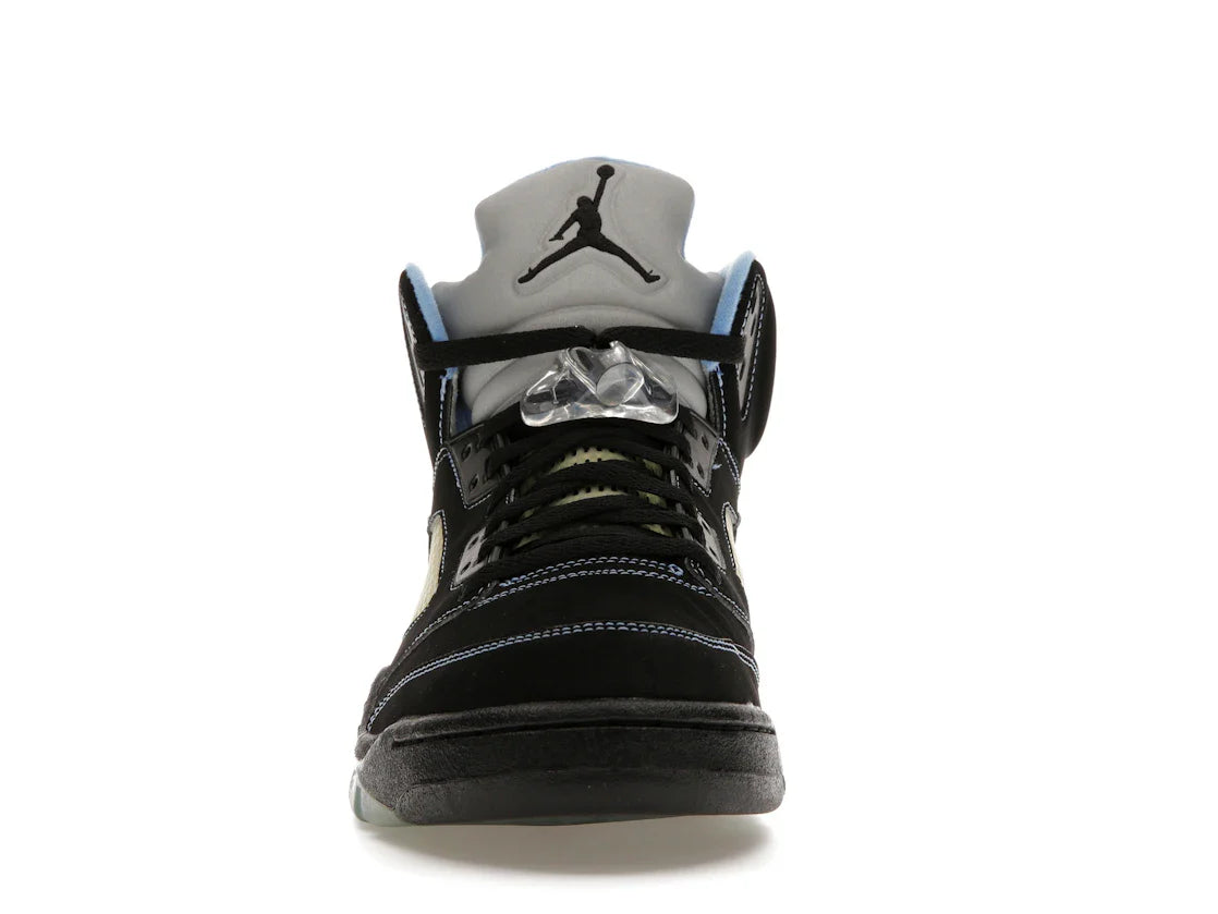 Jordan 5 Retro Schwarz/University Blue