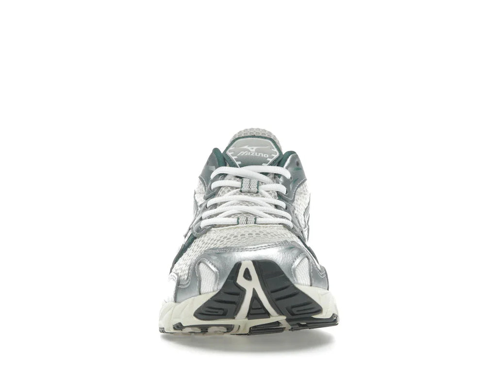 Mizuno Wave Rider 10 Weiß Schiefer Bistro Grün