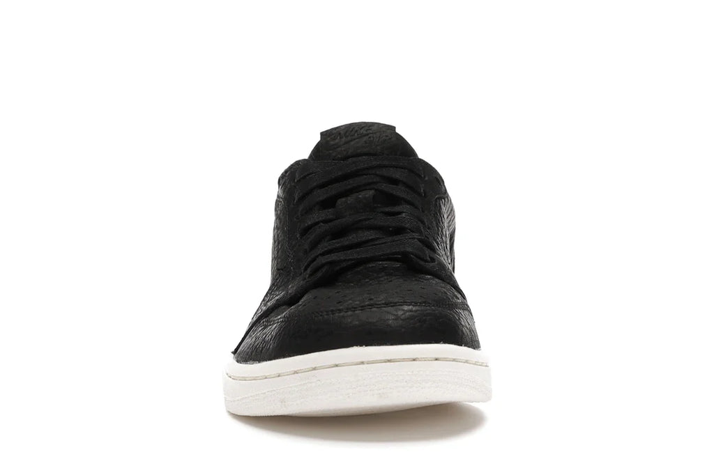 Jordan 1 Retro Low Swooshless Schwarz (2016)