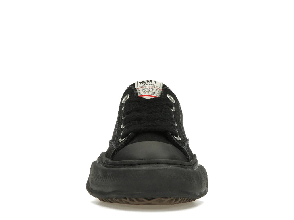 Maison Mihara Yasuhiro Peterson OG Sole Canvas Low Schwarz Schwarz